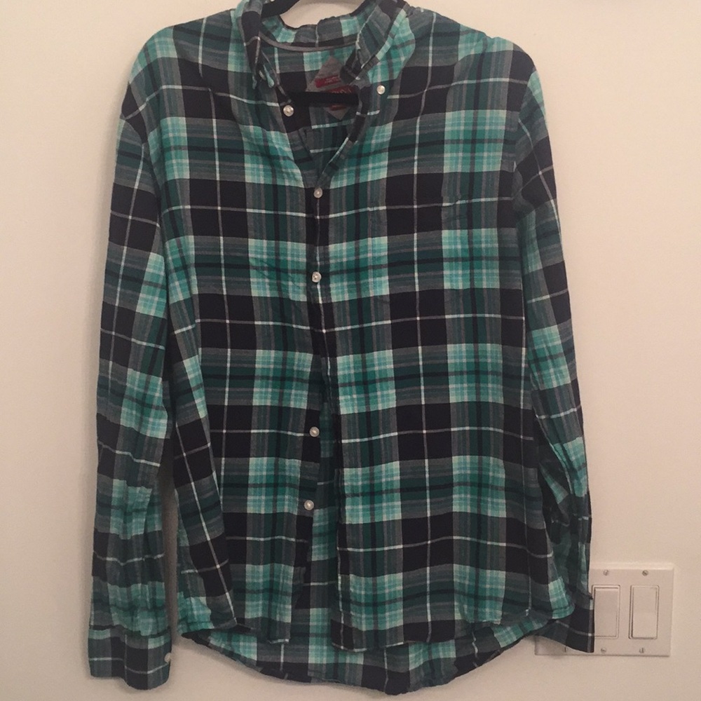 Plaid button up